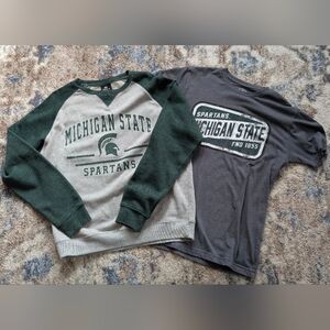Michigan State Spartans Pullover And T Shirt